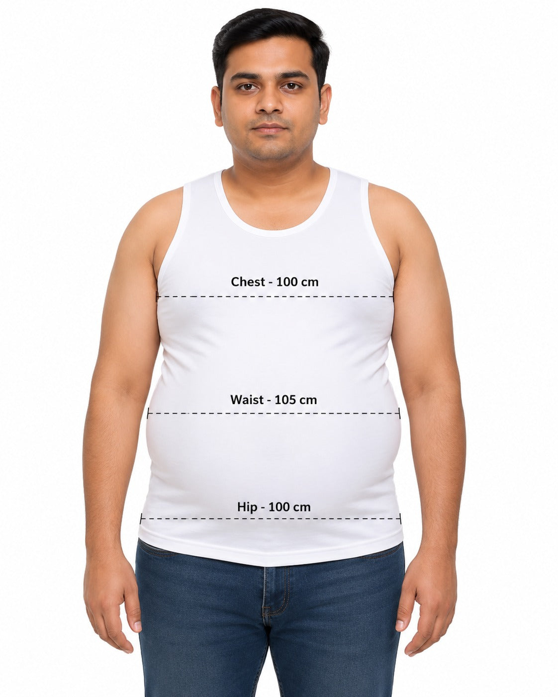 3XL - 105cm waist, 100cm Chest; Suitable for weights 95-105 KGs & upto 42 in waist