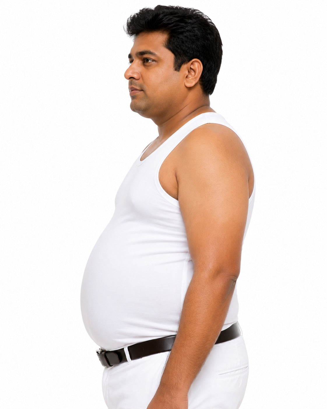 4XL - 110cm waist, 100cm Chest; Suitable for weights 100-120 KGs & upto 45 in waist
