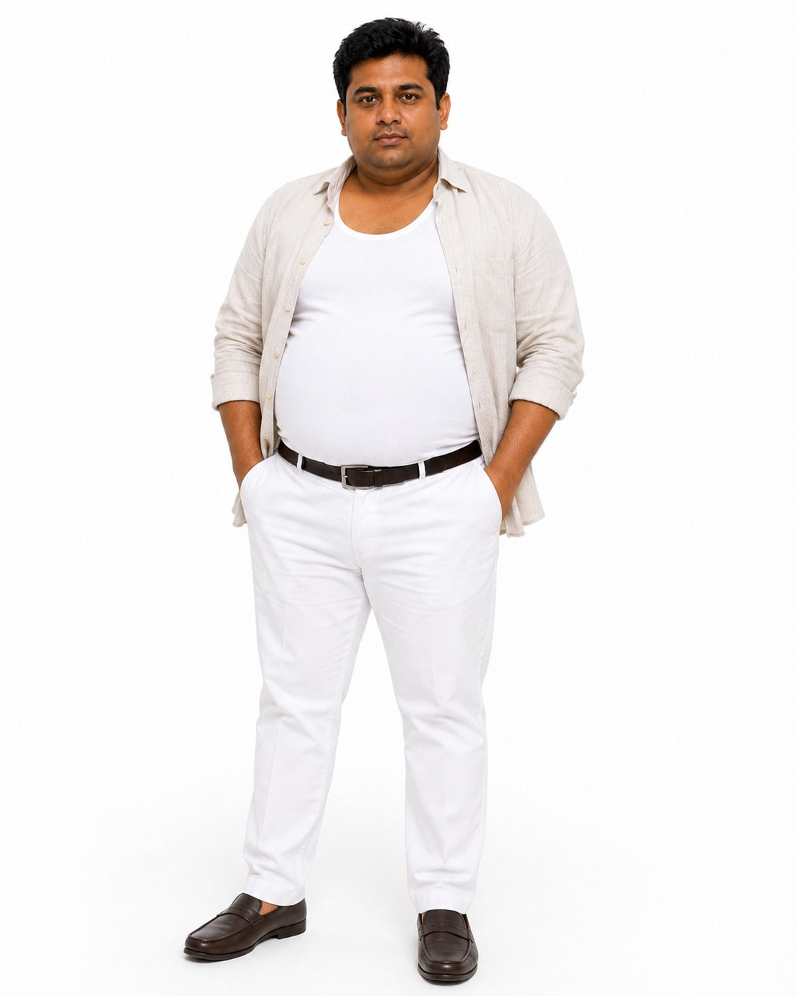 4XL - 110cm waist, 100cm Chest; Suitable for weights 100-120 KGs & upto 45 in waist